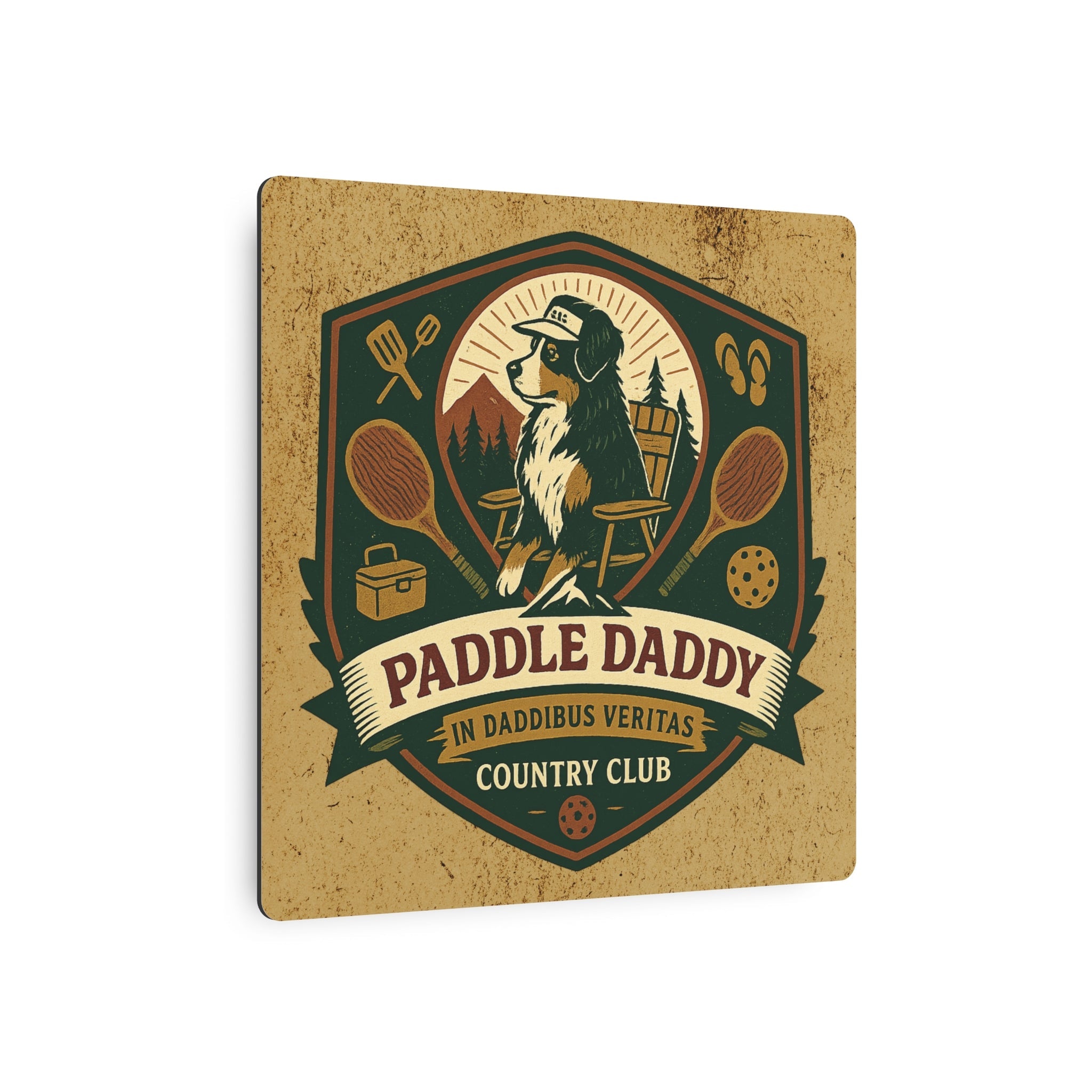 Paddle Daddy Country Club™ Metallkunstschild Die Chloe Edition