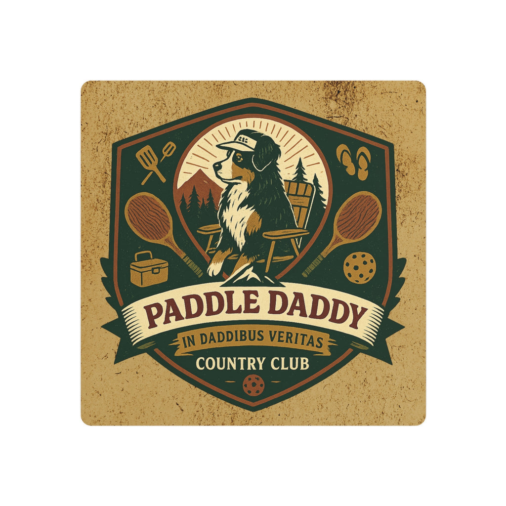 🐾 Paddle Daddy Country Club™ Metal Art Sign – Chloe Edition