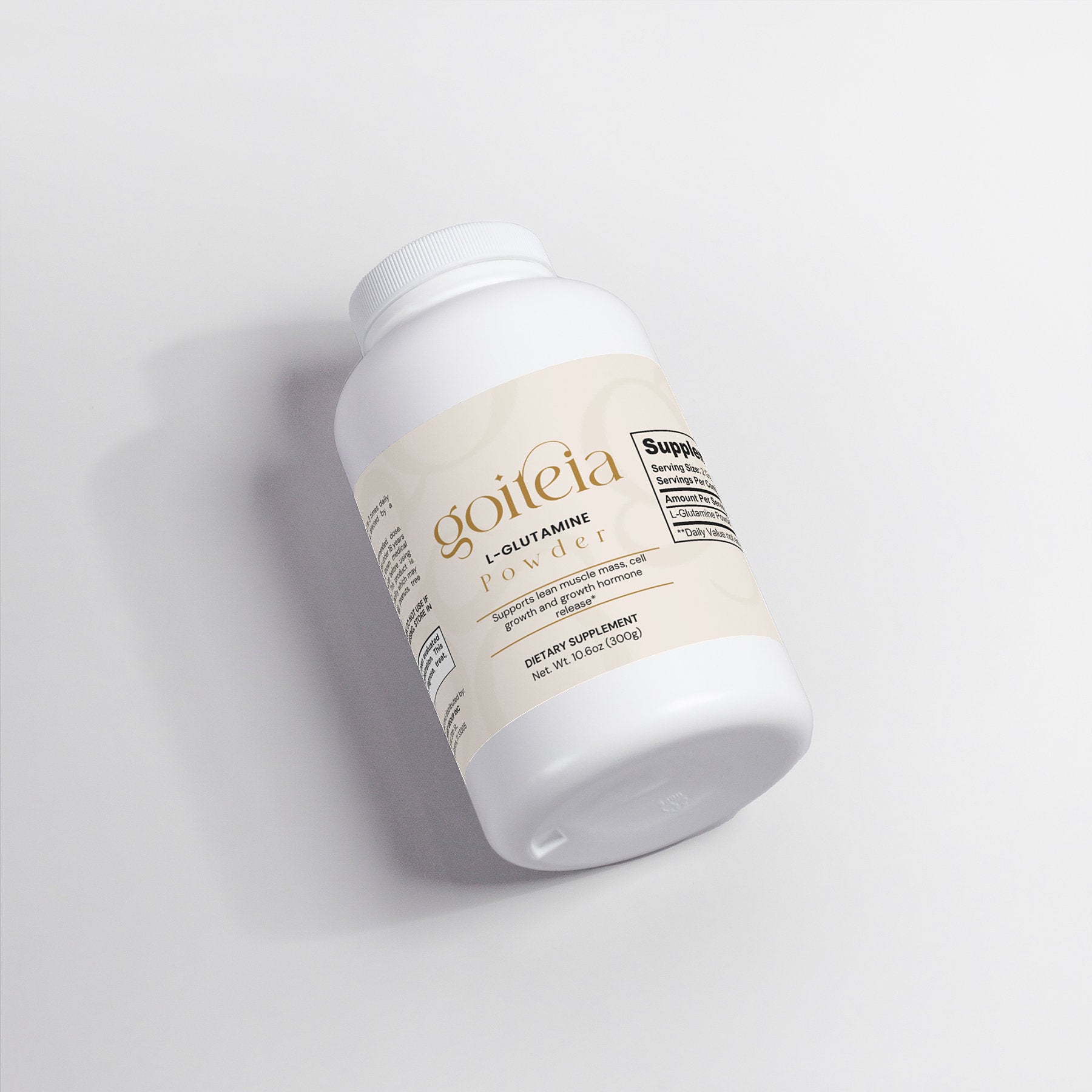 Goiteia L-Glutamine Powder 10.6 Oz (300g)