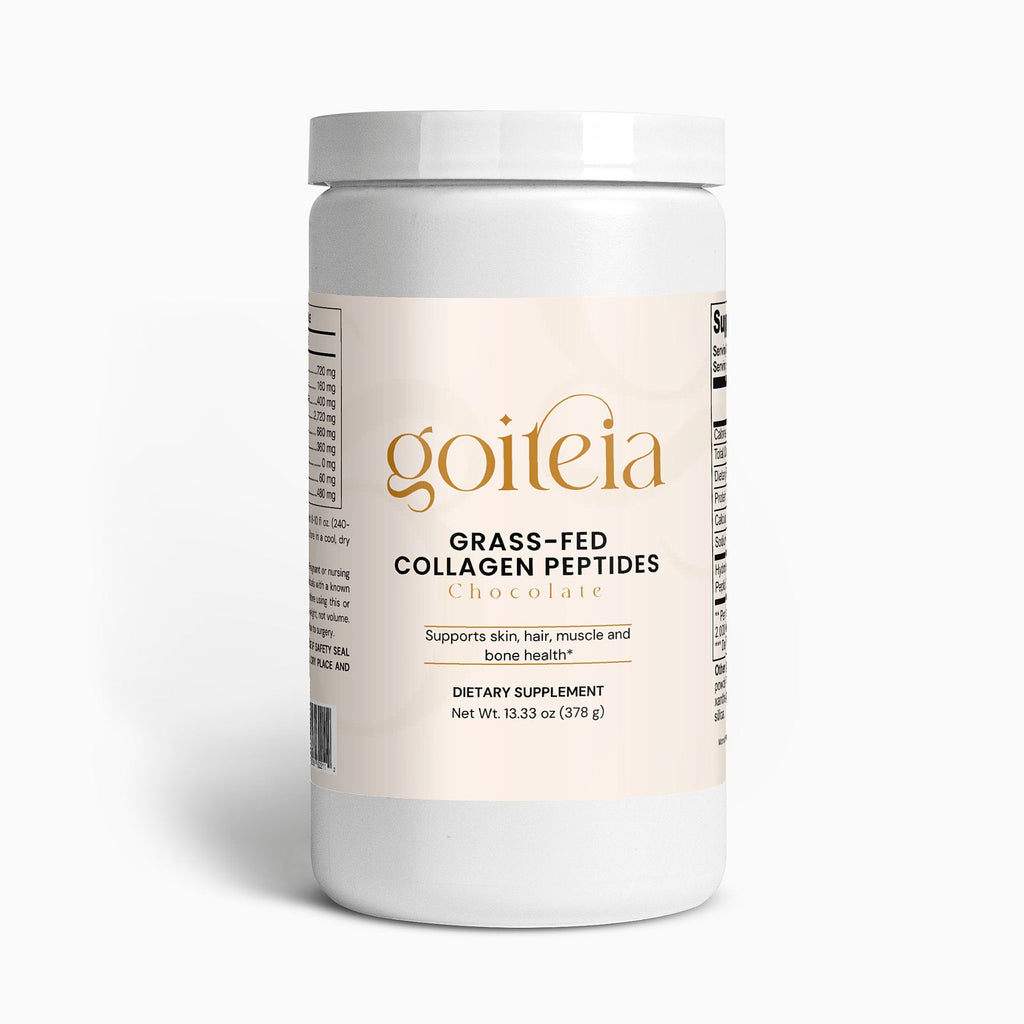 Goiteia Grass-Fed Collagen Peptides Powder (Chocolate) 13.33 Oz (378g)