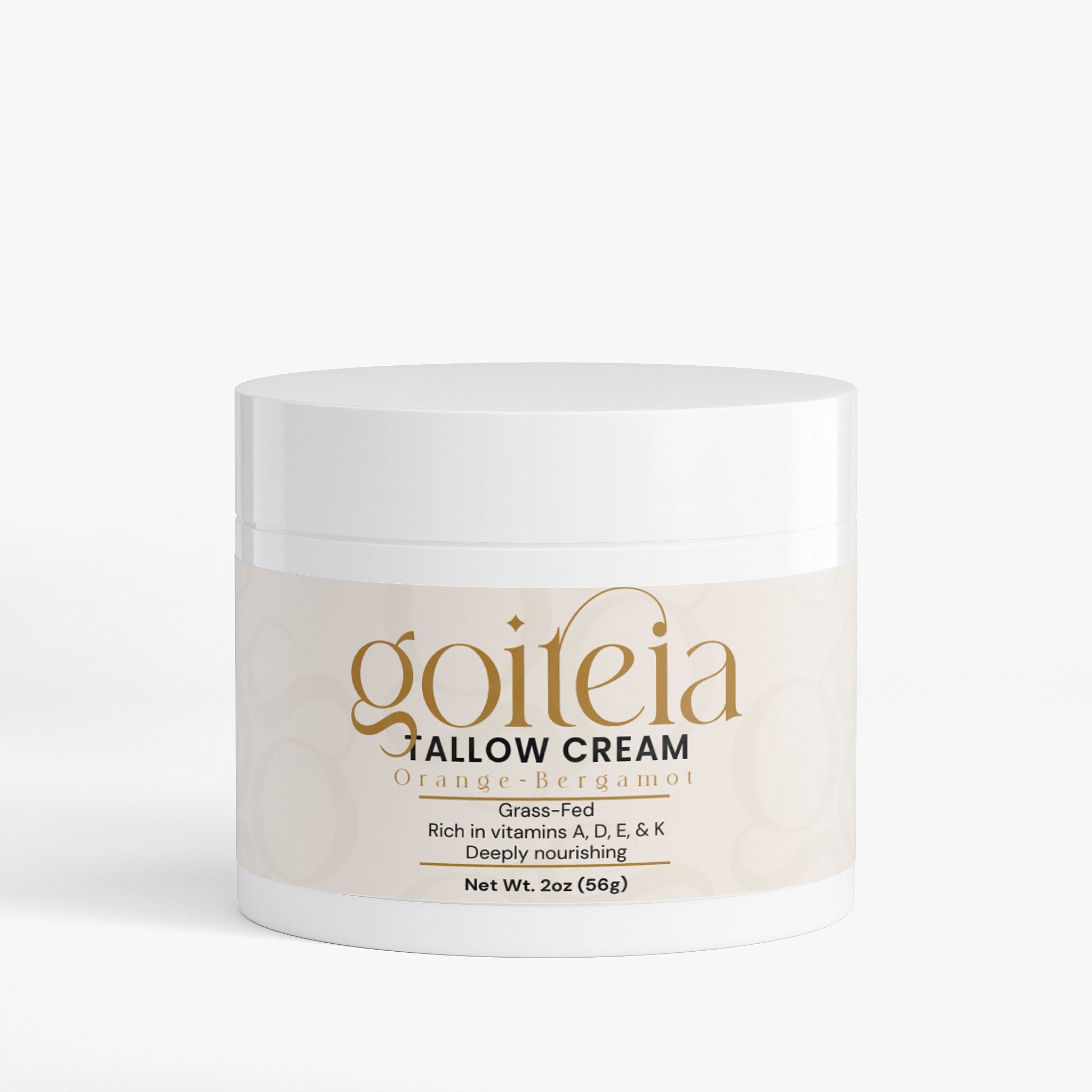 Goiteia Tallow Cream Orange & Bergamot 2 oz (56g)