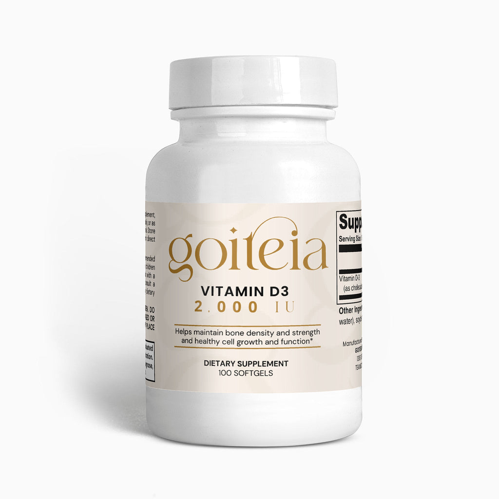 Goiteia Vitamin D3 2,000 IU 100 softgels