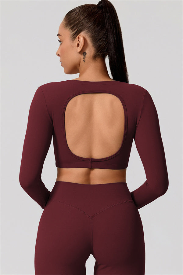 The Nestle Long Sleeve Crop Top