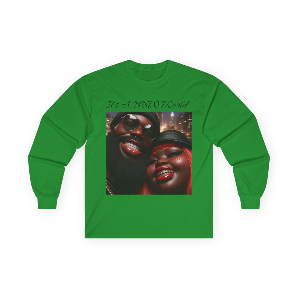 “It’s A BBW World” Long Sleeve Tee