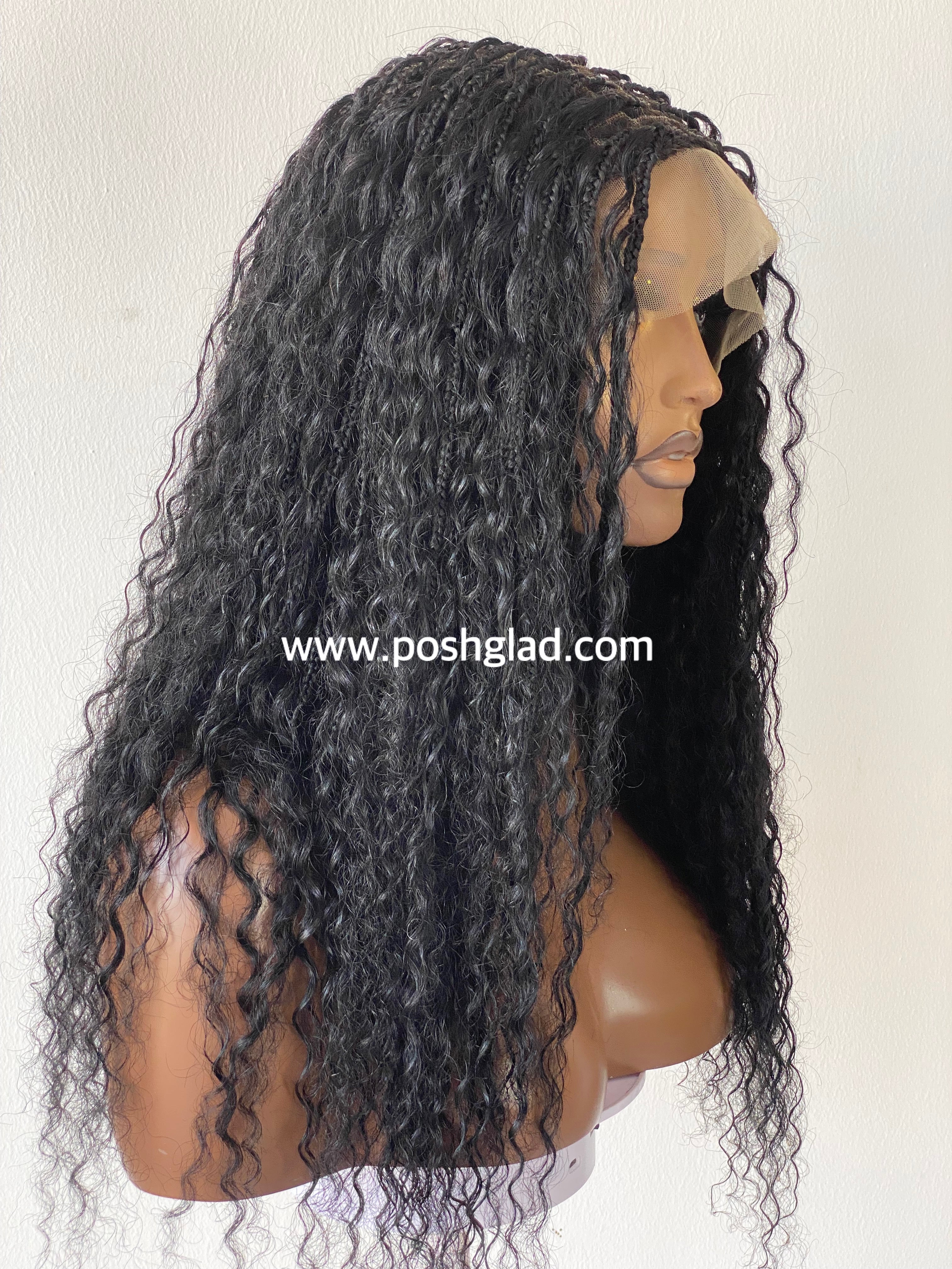 Bohemian Knotless (100 % unbehandelte Echthaar-Locken) - Tara-01