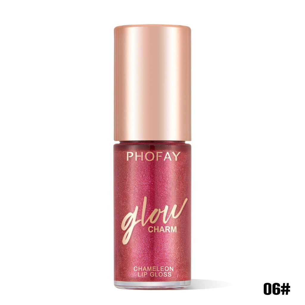 PHOFAY Feuchtigkeitsspendender Schimmer-Lipgloss