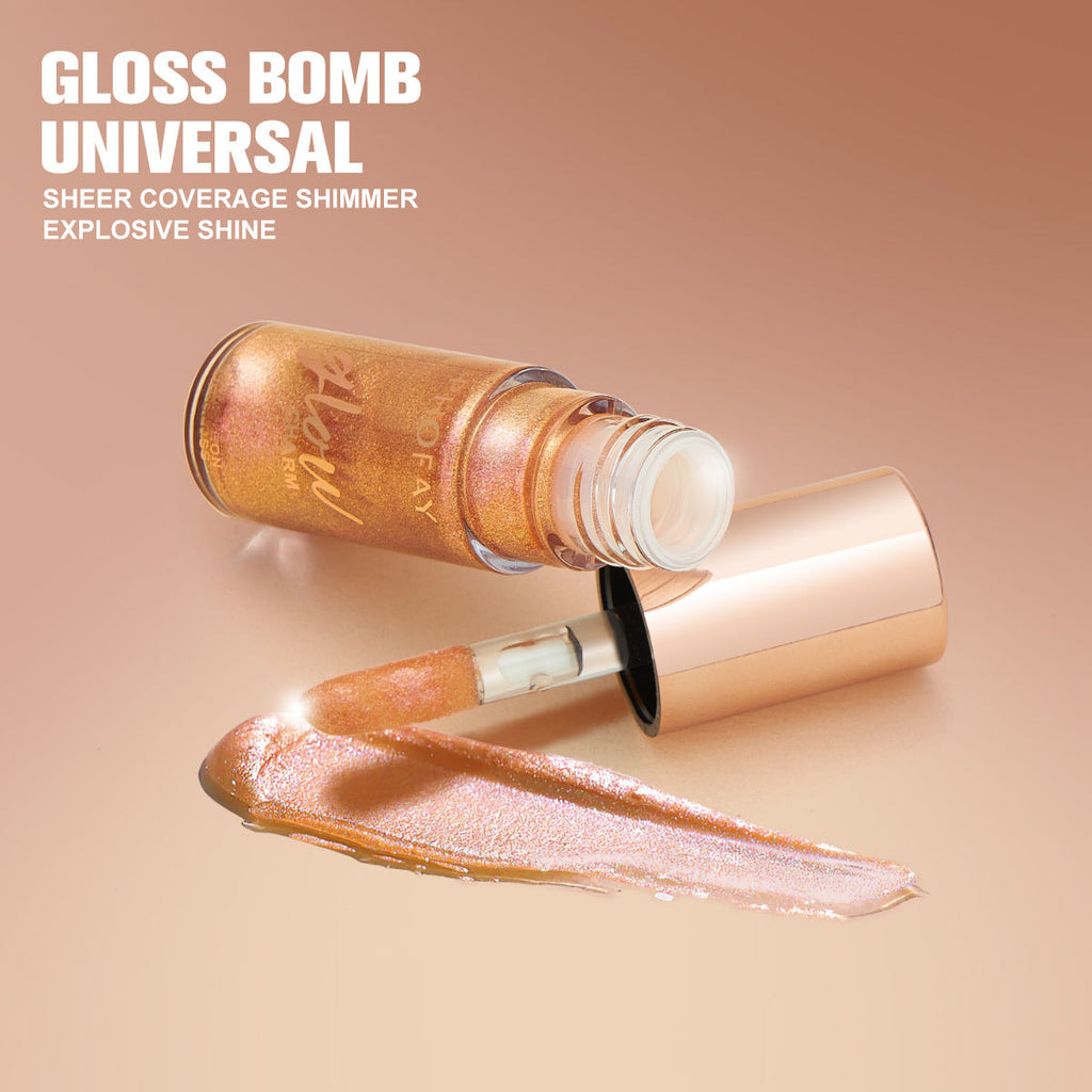 PHOFAY Feuchtigkeitsspendender Schimmer-Lipgloss