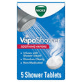 Vicks VapoShower Soothing Shower Bombs, Infused with Menthol, Camphor & Eucalyptus, 5 Count