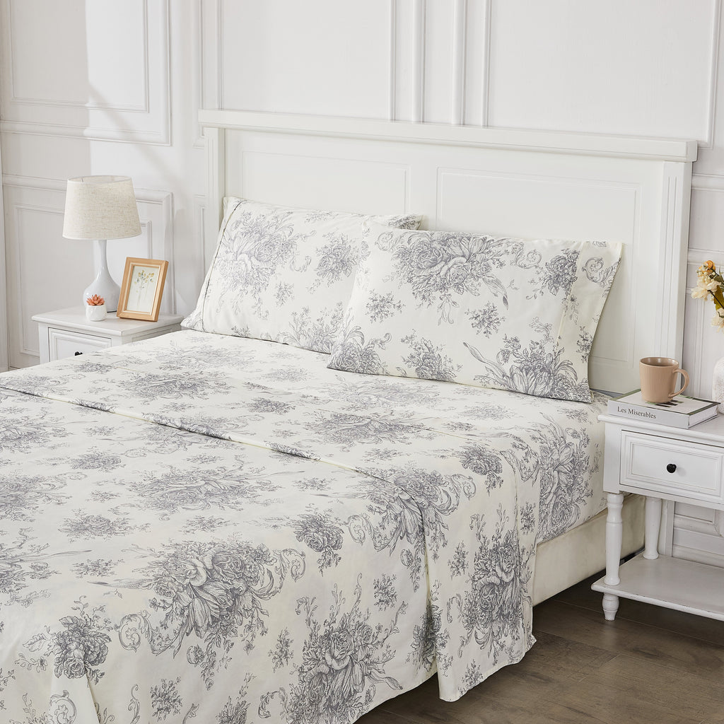 Toile-Bettwäsche-Set