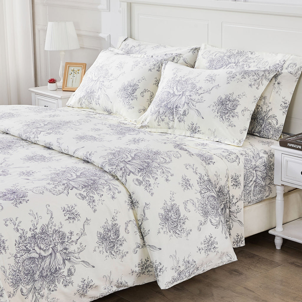Toile-Bettwäsche-Set