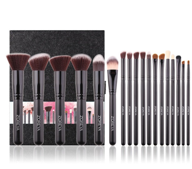 18-teiliges handgefertigtes Make-up-Pinsel-Set