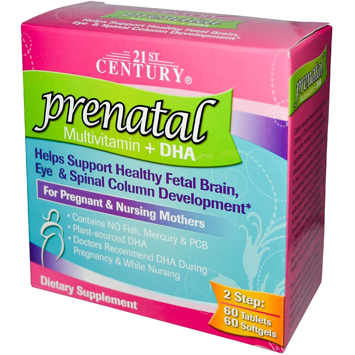21st Century Prenatal Multivitamin + Dha Kit  Tablets Softgels 120Ct