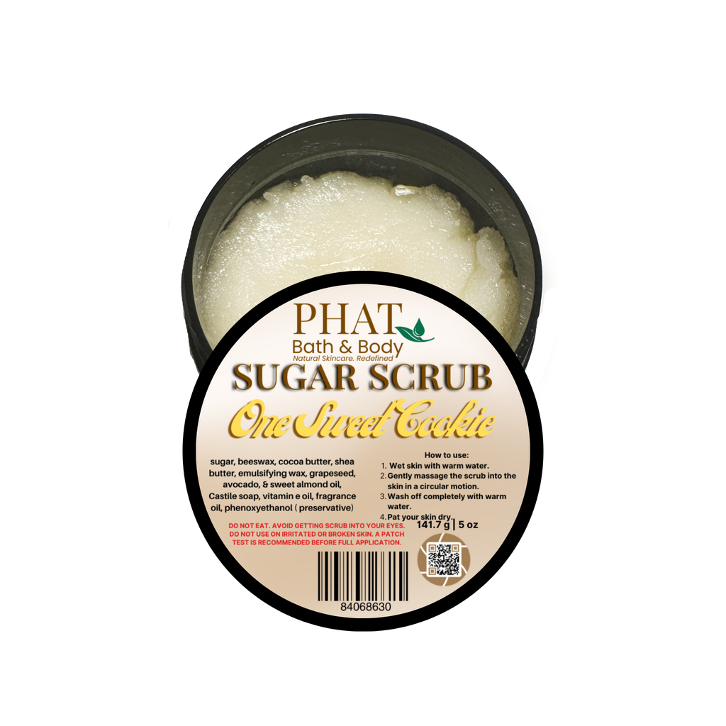 One Sweet Cookie Whippe Sugar Scrub with Cocoa Butter Vitamin E | 5 oz