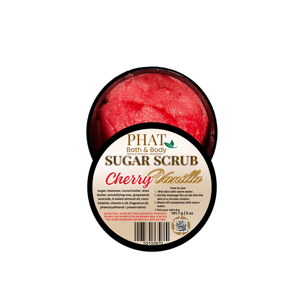 Cherry Vanilla Whipped Sugar Scrub with Cocoa Butter | 5 oz