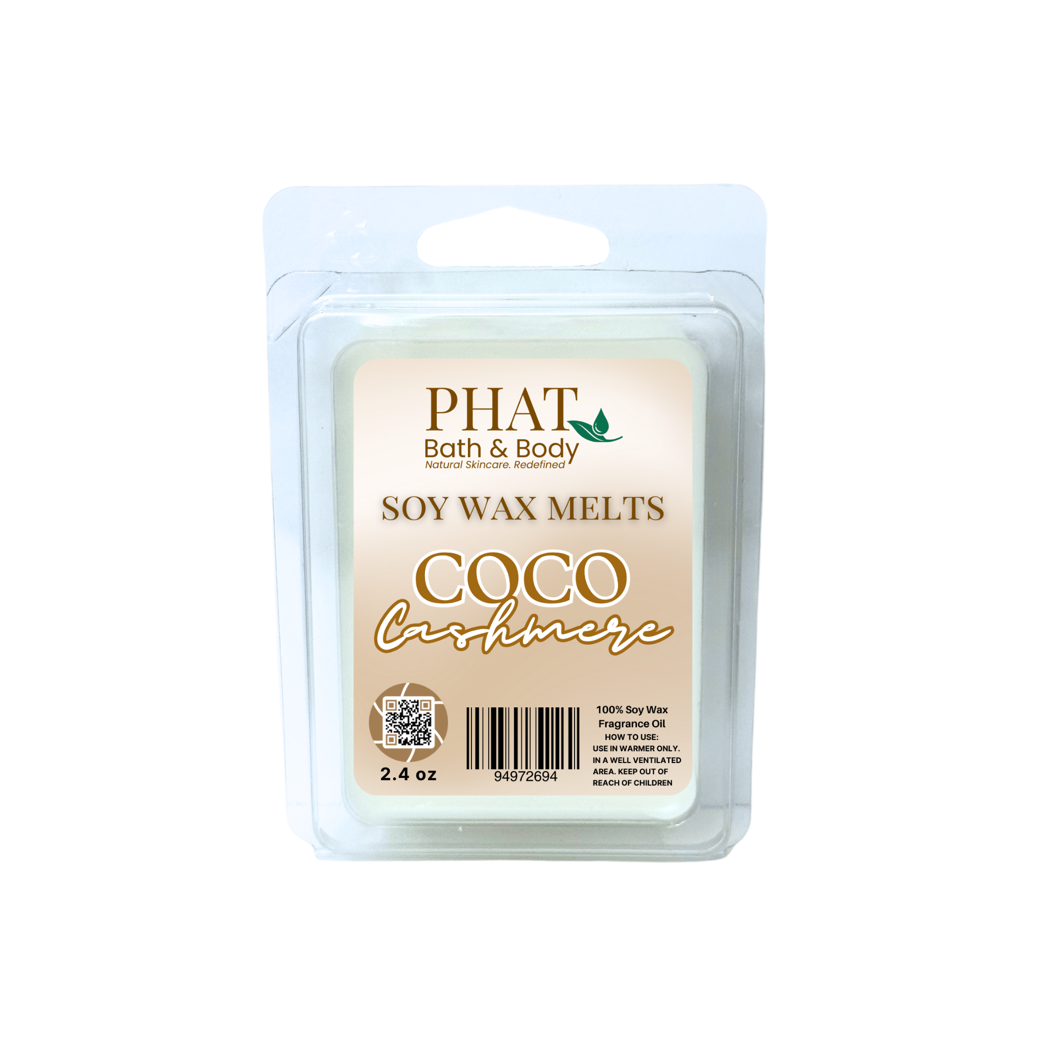 Coco Cashmere Soy Wax Melts Cocoa Butter Cashmere Type | 2.4 oz