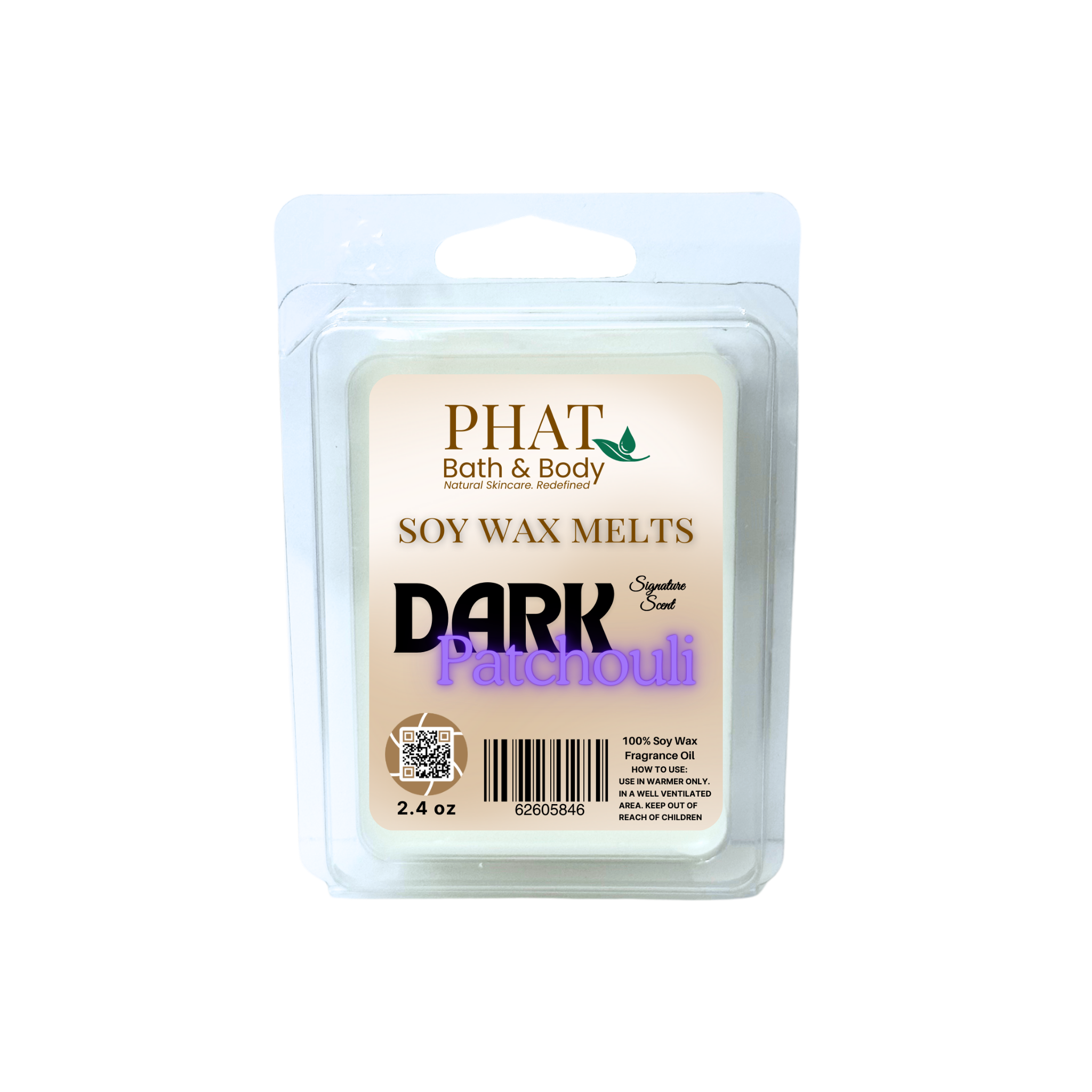 Dark Patchouli Signature Scent Soy Wax Melts | 2.4 oz