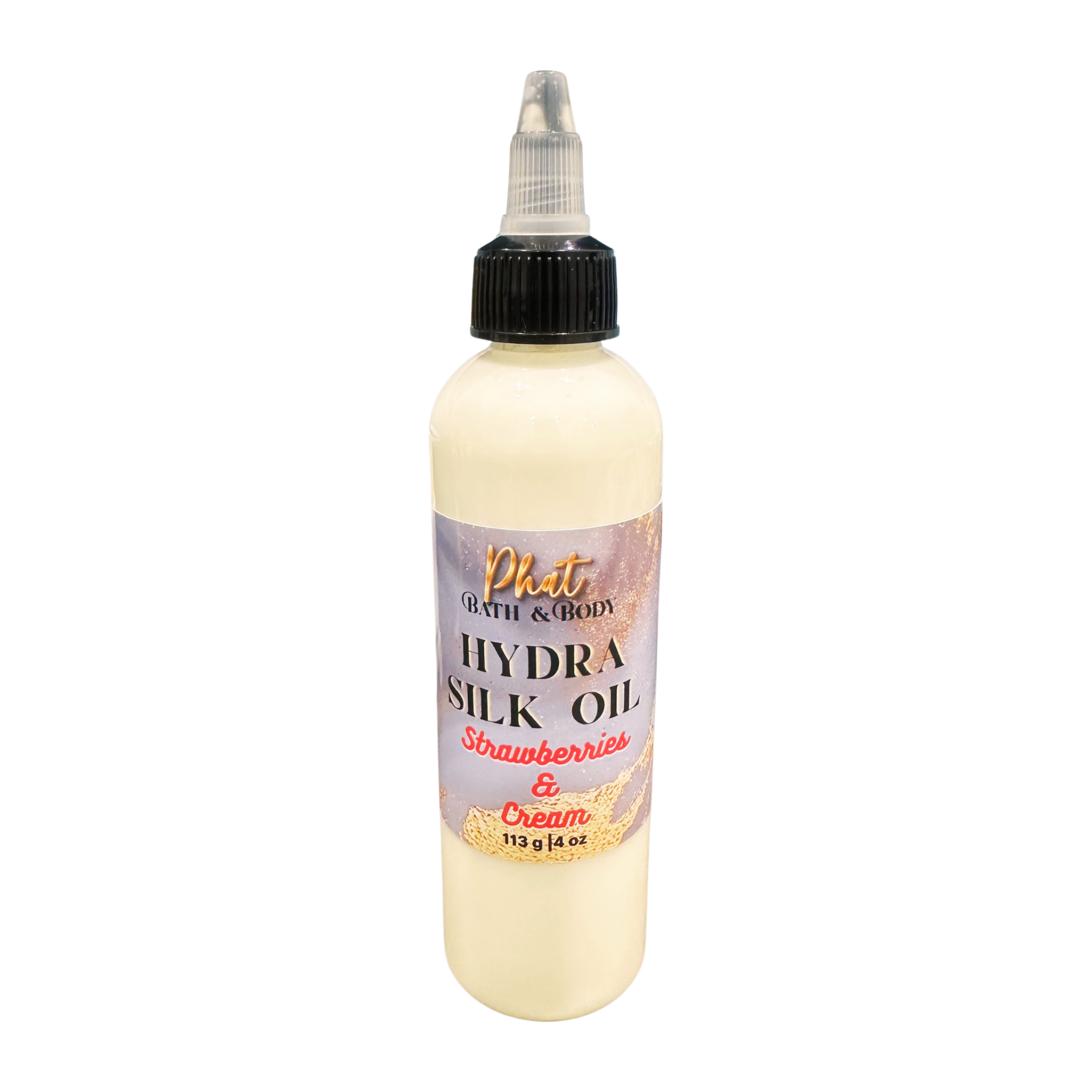Strawberries & Cream | Hydra Silk Hair Oil | Hydrate | Smooth | Restore | 4 oz
