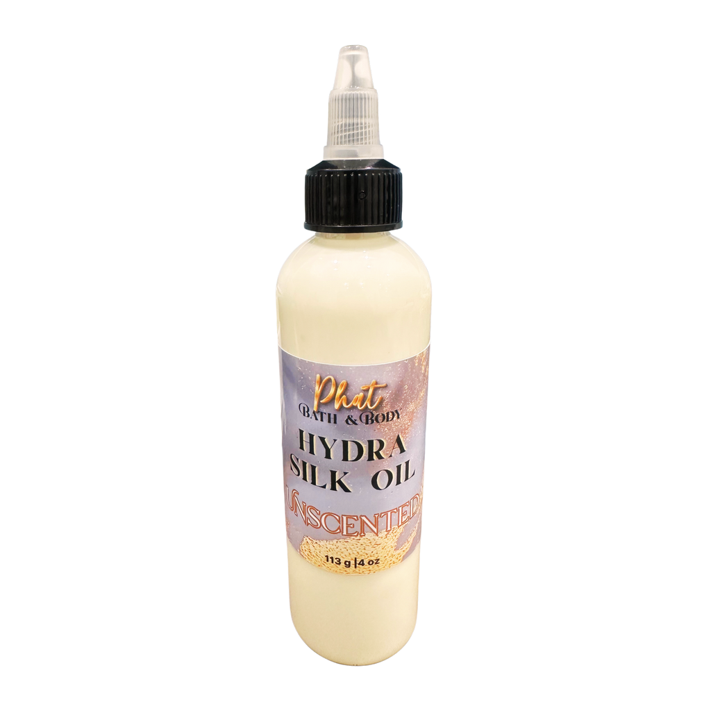 Unscented | Hydra Silk Hair Oil | Hydrate | Smooth | Restore | 4 oz