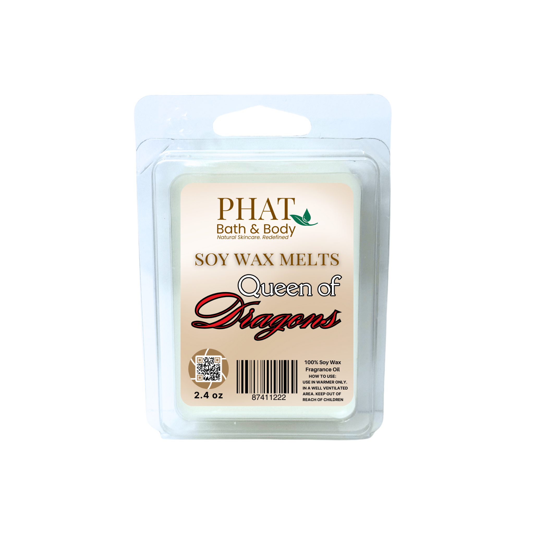 Queen of Dragons Soy Wax Melts Dragons Blood Type | 2.4 oz