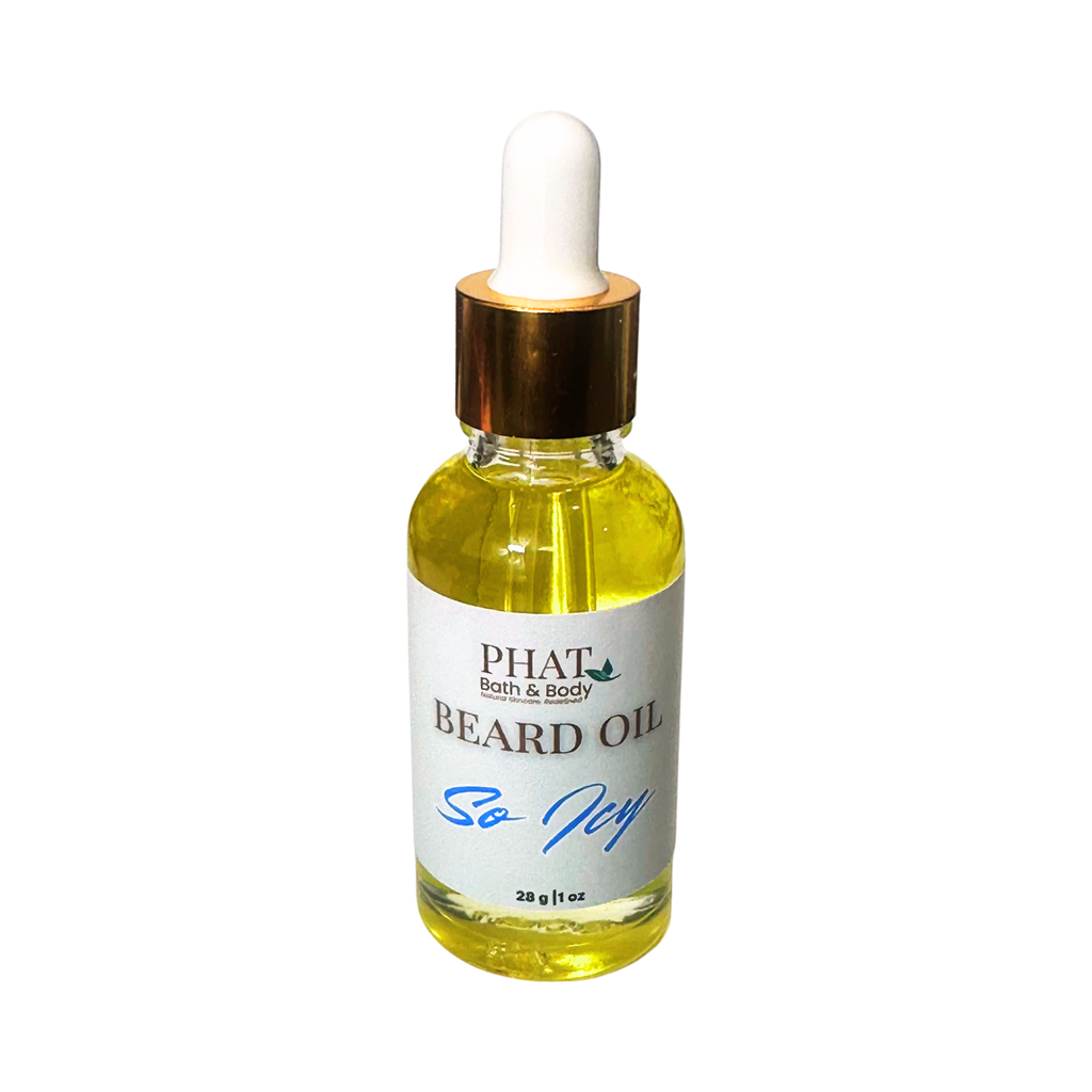 So Icy Natural Beard Oil with Rosehip & Carrot Seed Oil Black Ice Type | 1 oz