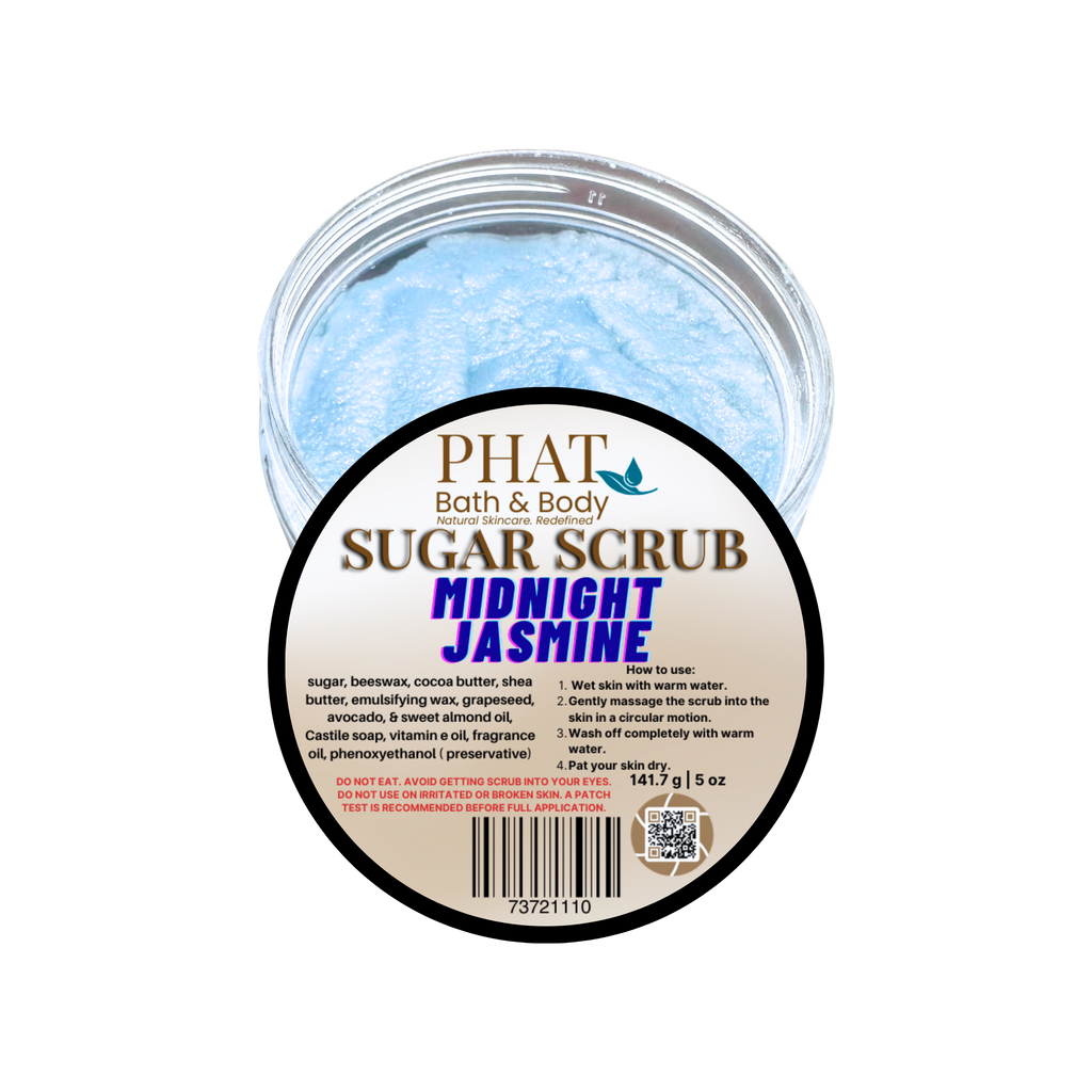 Midnight Jasmine Whipped Sugar Scrub with Shea & Cocoa Butter | 5 oz
