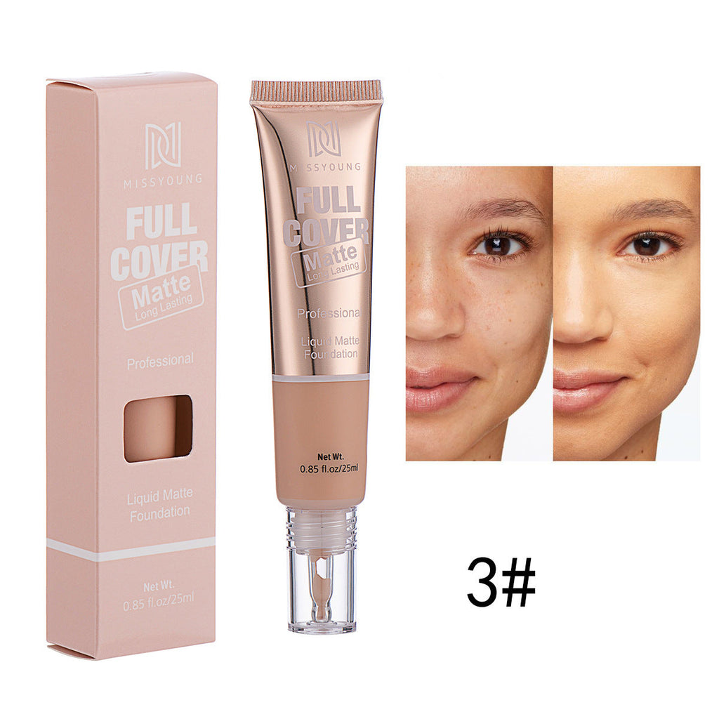 Leichte atmungsaktive Concealer Matte Flüssig-Foundation