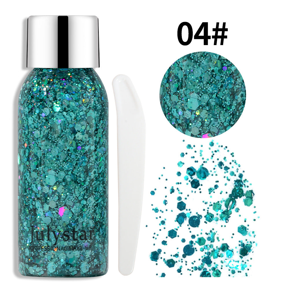 Beauty Colorful Stage Sequins Liquid Eye Shadow Facial Body Sequins
