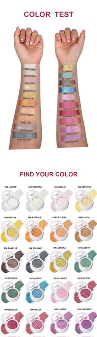 Velvet Glow Radiance Lidschatten – Vegan, Glutenfrei, Nussfrei, Eifrei