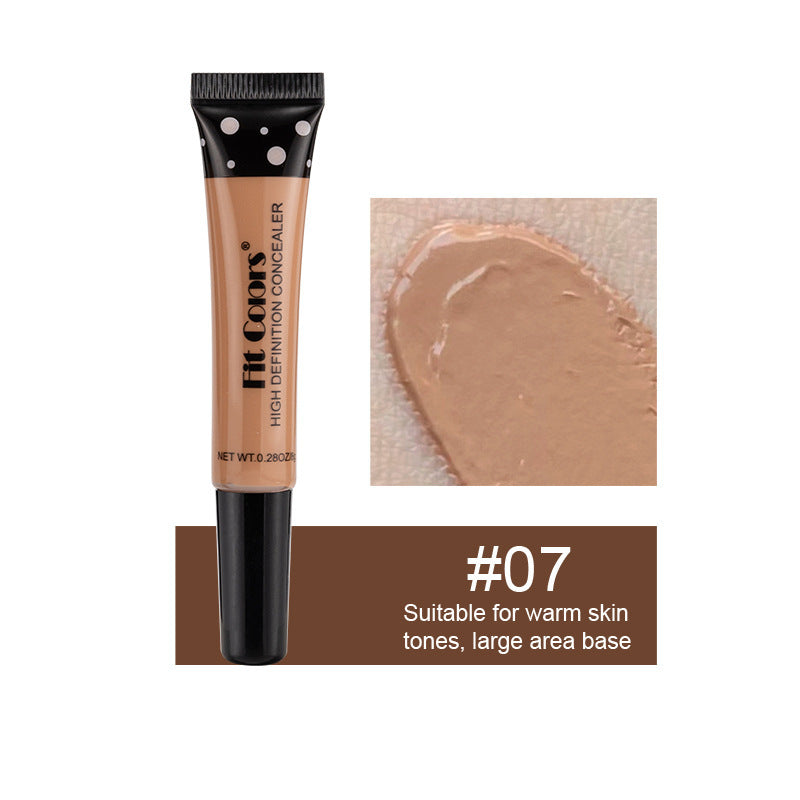 8-farbiger Schlauch-Concealer, Abdeckcreme, Reparatur, nährende flüssige Grundierung, Augenringe, Aknenarben, grenzüberschreitend