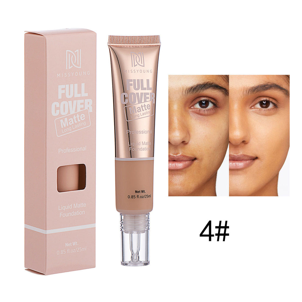 Leichte atmungsaktive Concealer Matte Flüssig-Foundation