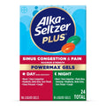 Alka-Seltzer Plus Maximum Strength Sinus Congestion & Pain Day & Night Liquid Gels, 24 Count