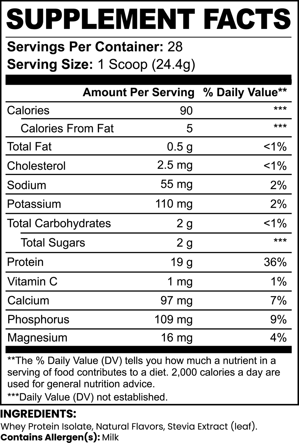 Goiteia Pure3 100% Whey Protein Isolate (Vanilla) 24.1oz (683g)