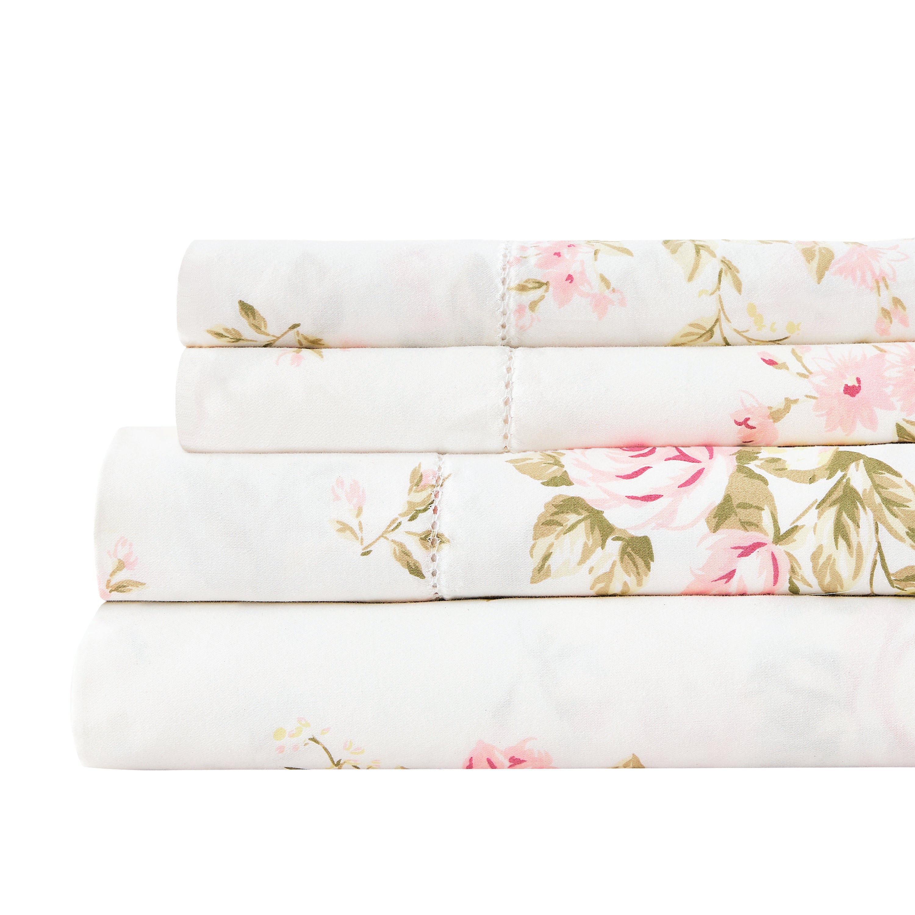 Bettwäsche-Set mit Rosenstrauß-Motiv