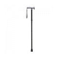 Drive Medical Adjustable Lightweight Black Folding Cane With Gel Hand Grip
