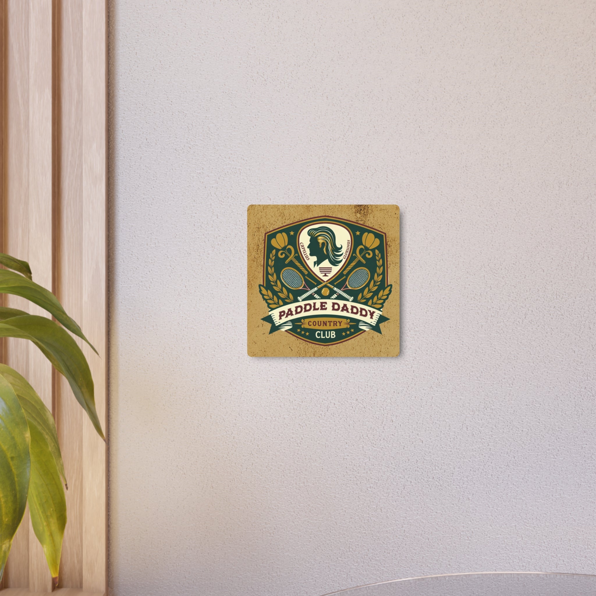 Paddle Daddy Country Club Metal Art Sign,For Walls That Deserve Membership, Wall Art, Man Cave Sign, Father's Day Decoration