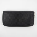 Louis Vuitton Black Damier Infini Vertical Zippy Wallet #2267