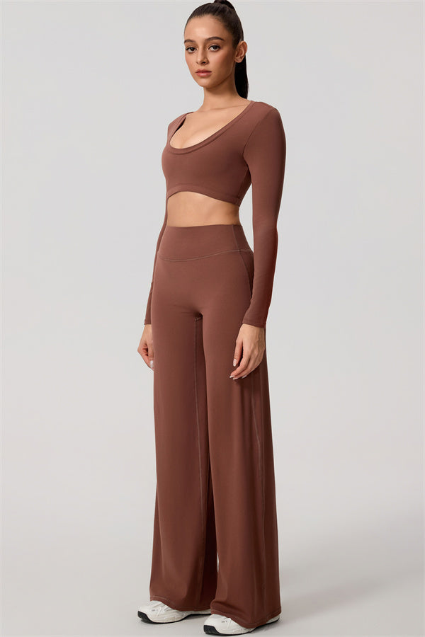 The Nestle Long Sleeve Crop Top