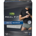 Depend Real Fit For Men Maximum Absorbency Briefs S/M
