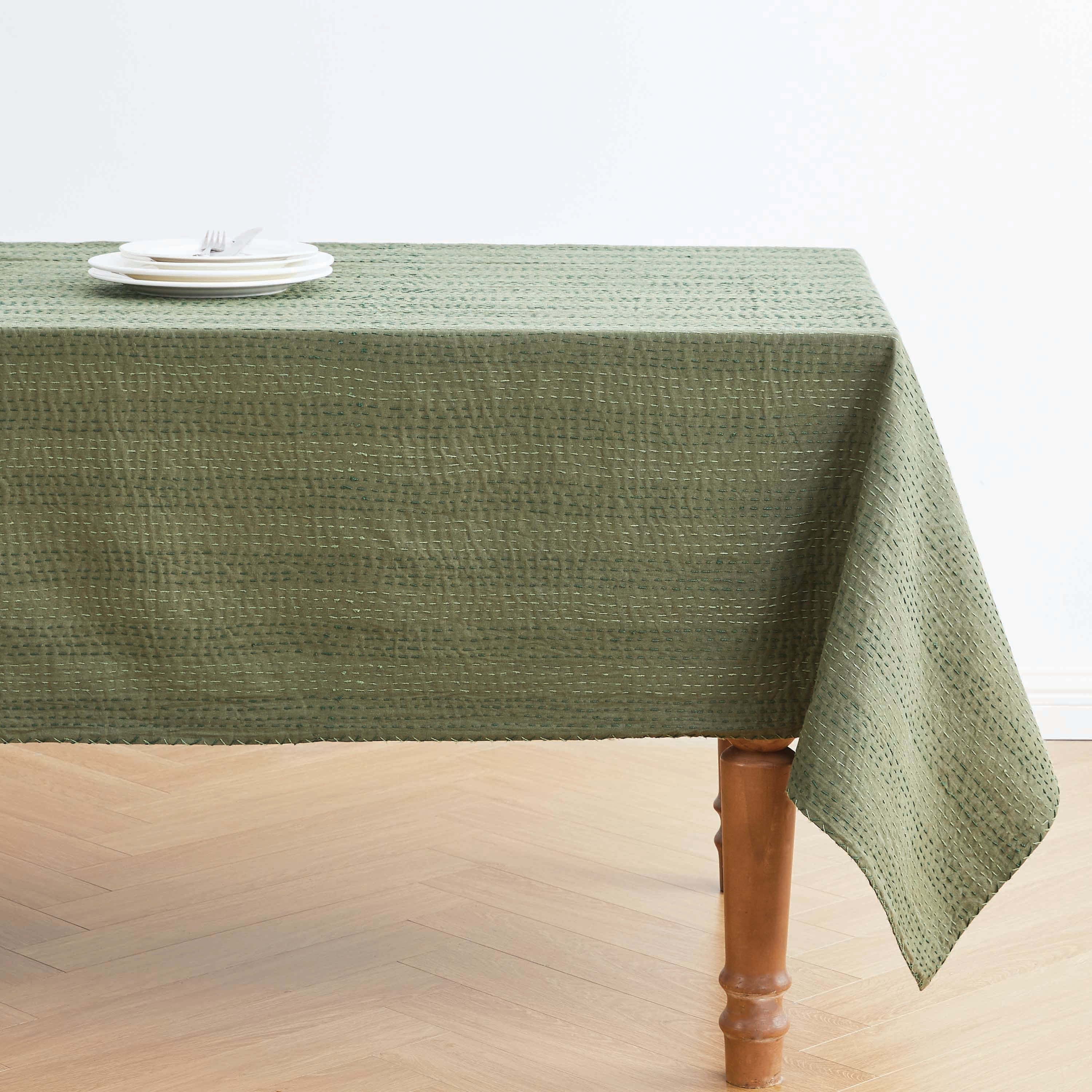 Handgenähte wendbare Kantha-Überwürfe