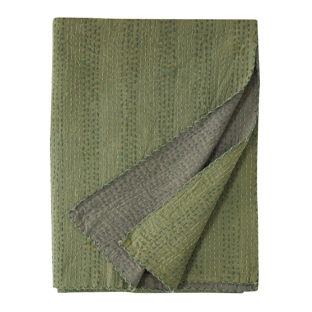 Handgenähte wendbare Kantha-Überwürfe