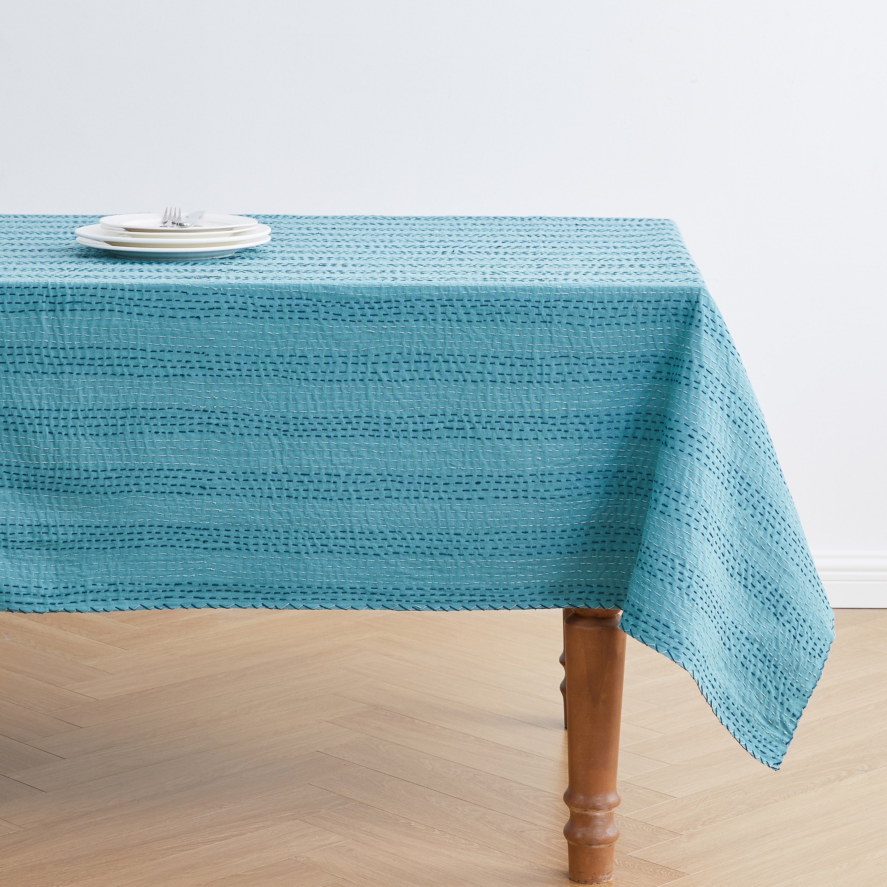 Handgenähte wendbare Kantha-Überwürfe