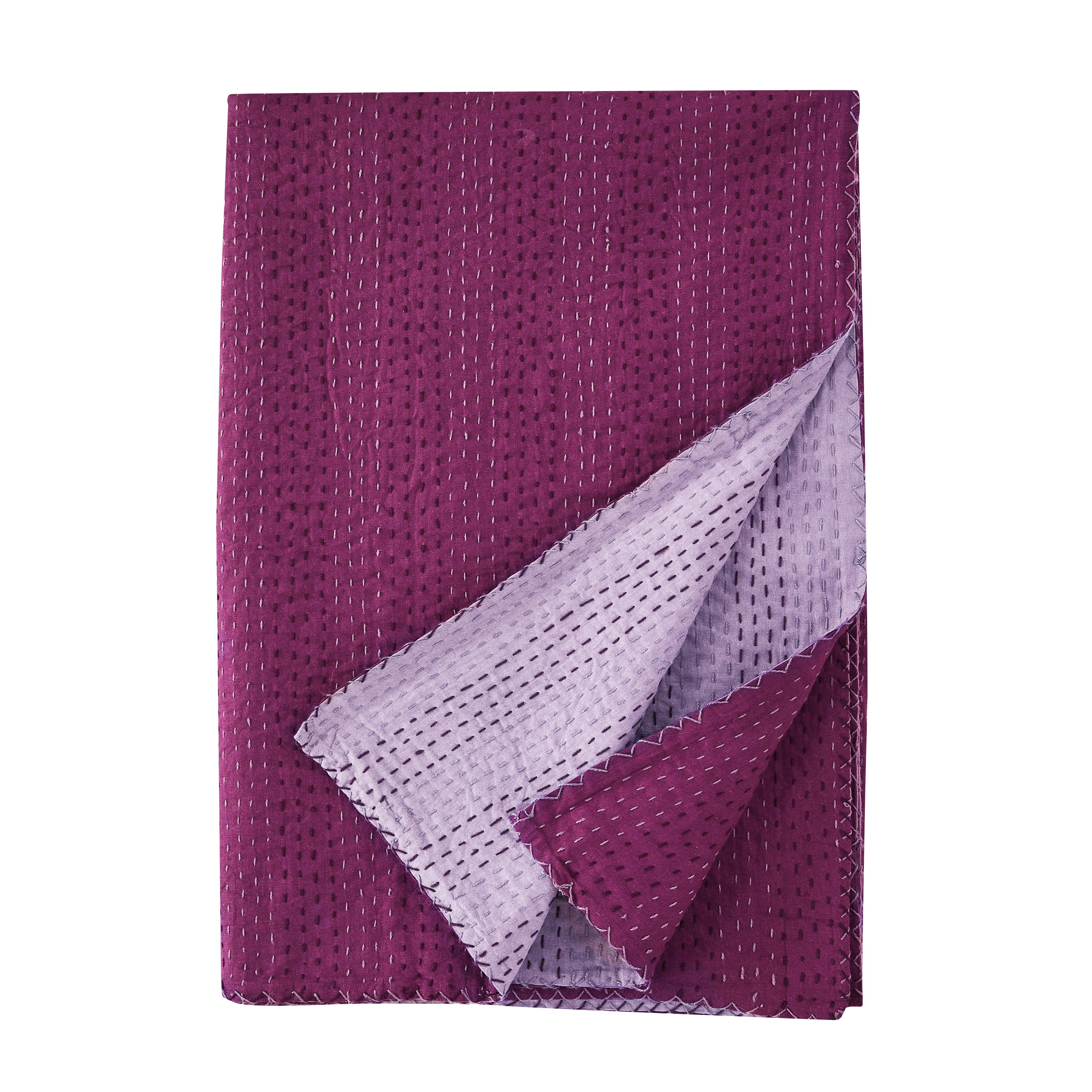 Handgenähte wendbare Kantha-Überwürfe
