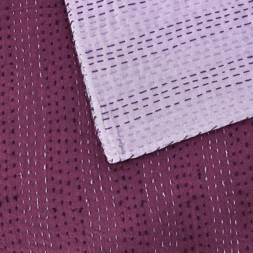 Handgenähte wendbare Kantha-Überwürfe