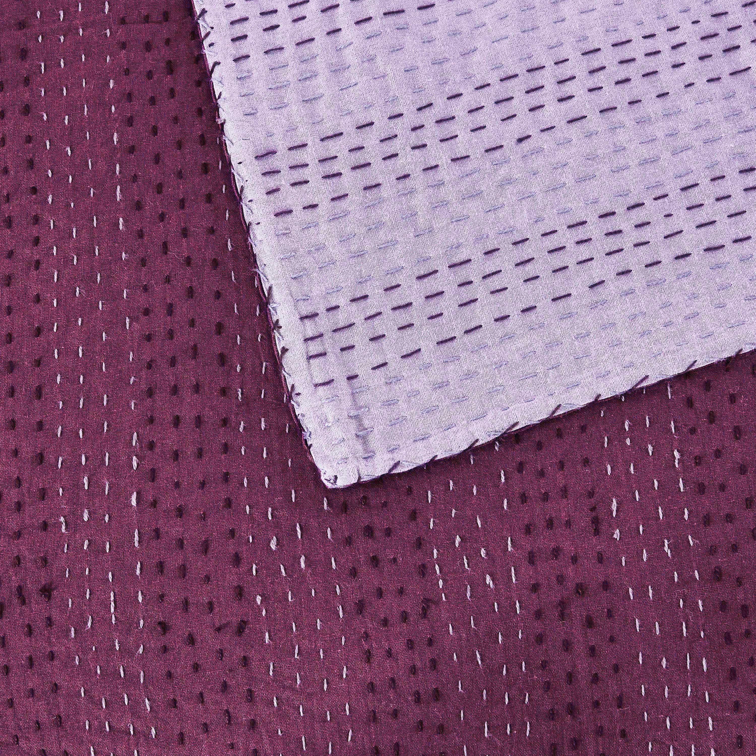 Handgenähte wendbare Kantha-Überwürfe