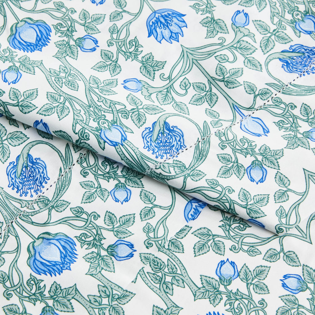 Bettlaken-Set mit Blumenmuster im Arts & Crafts-Stil