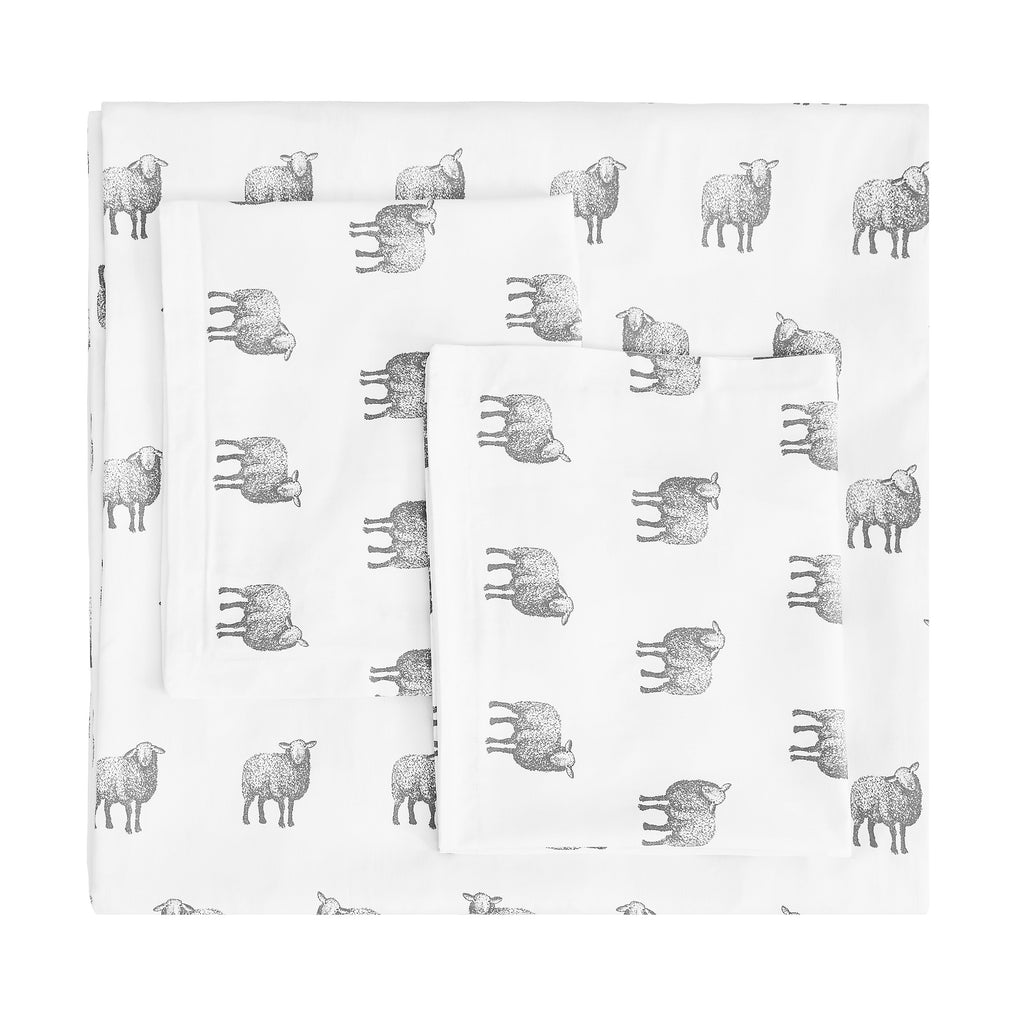 Sheep Printed Duvet Set