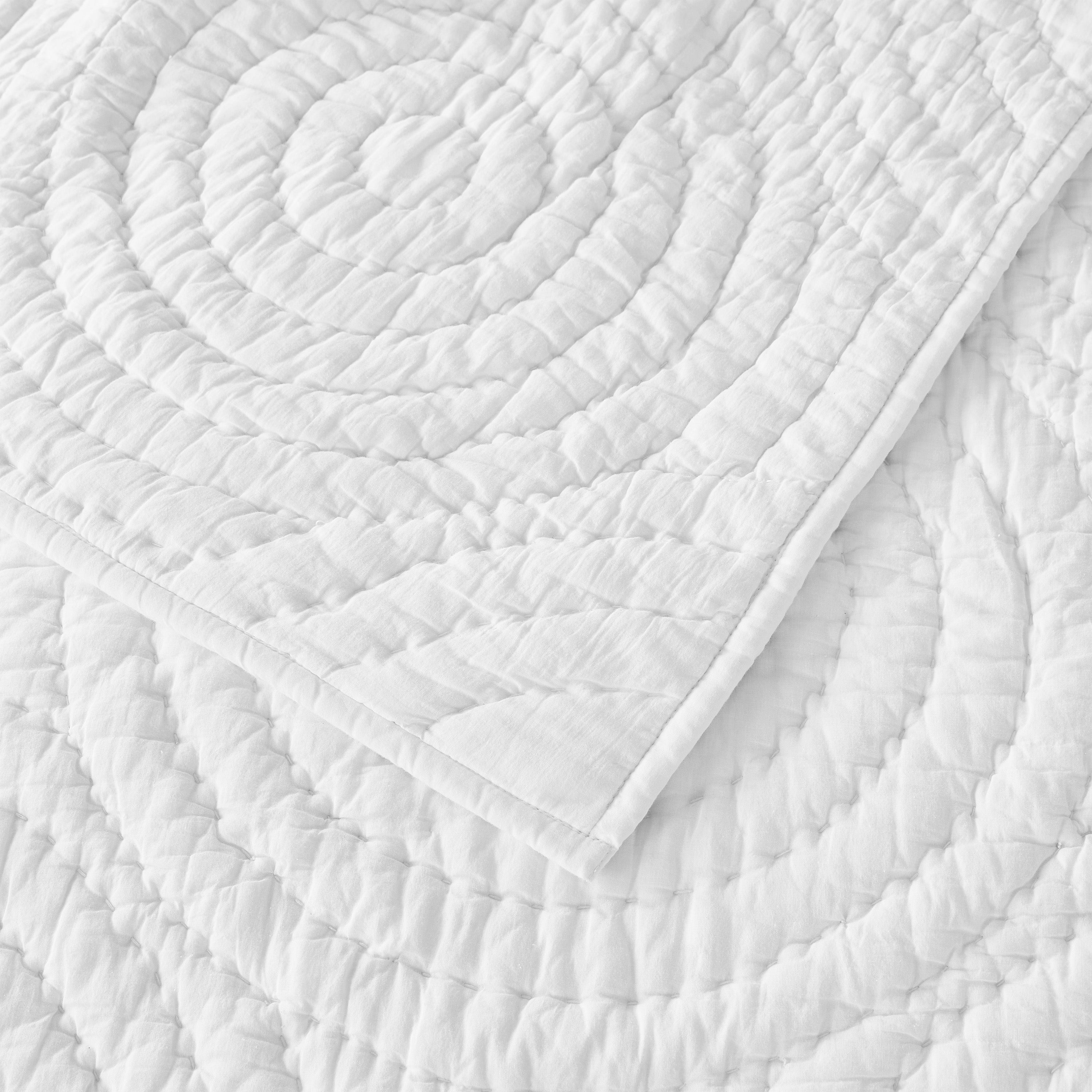 Halo Cotton Voile Handgesticktes Quilt-Set
