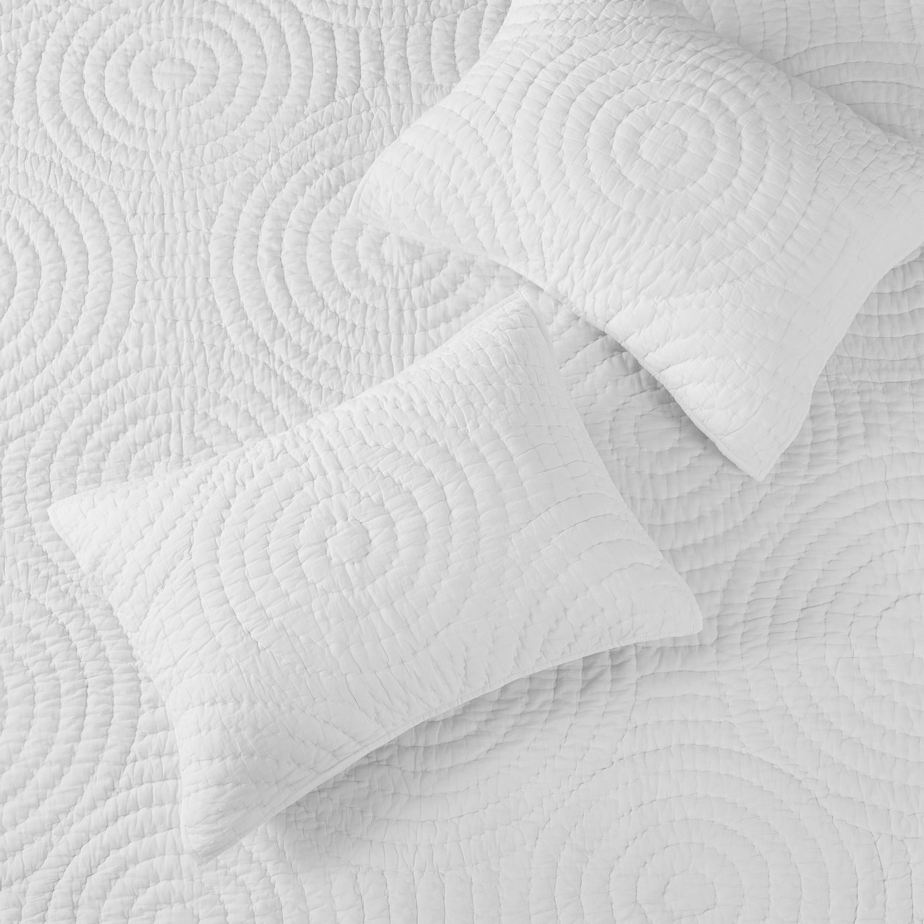 Halo Cotton Voile Handgesticktes Quilt-Set