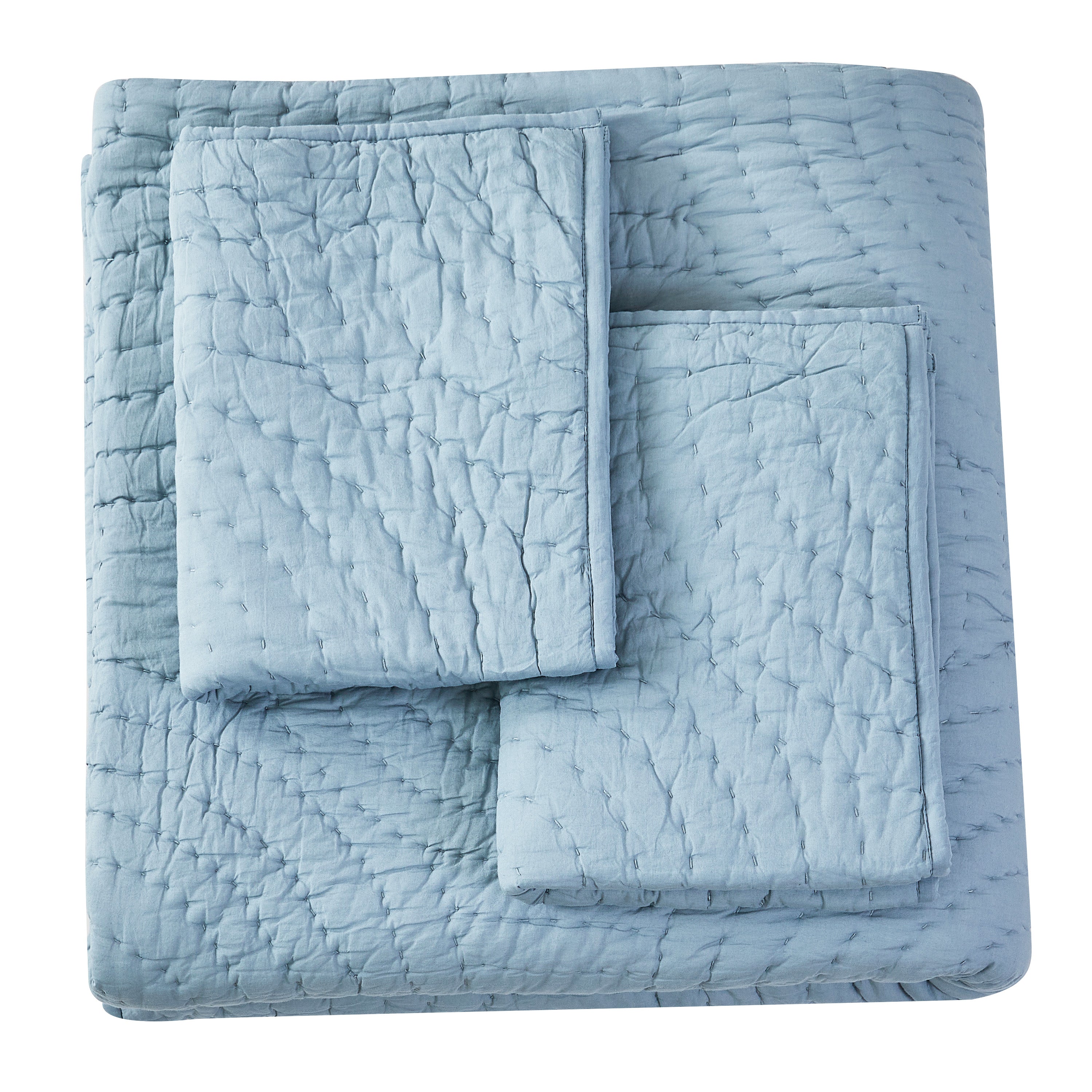 Halo Cotton Voile Handgesticktes Quilt-Set