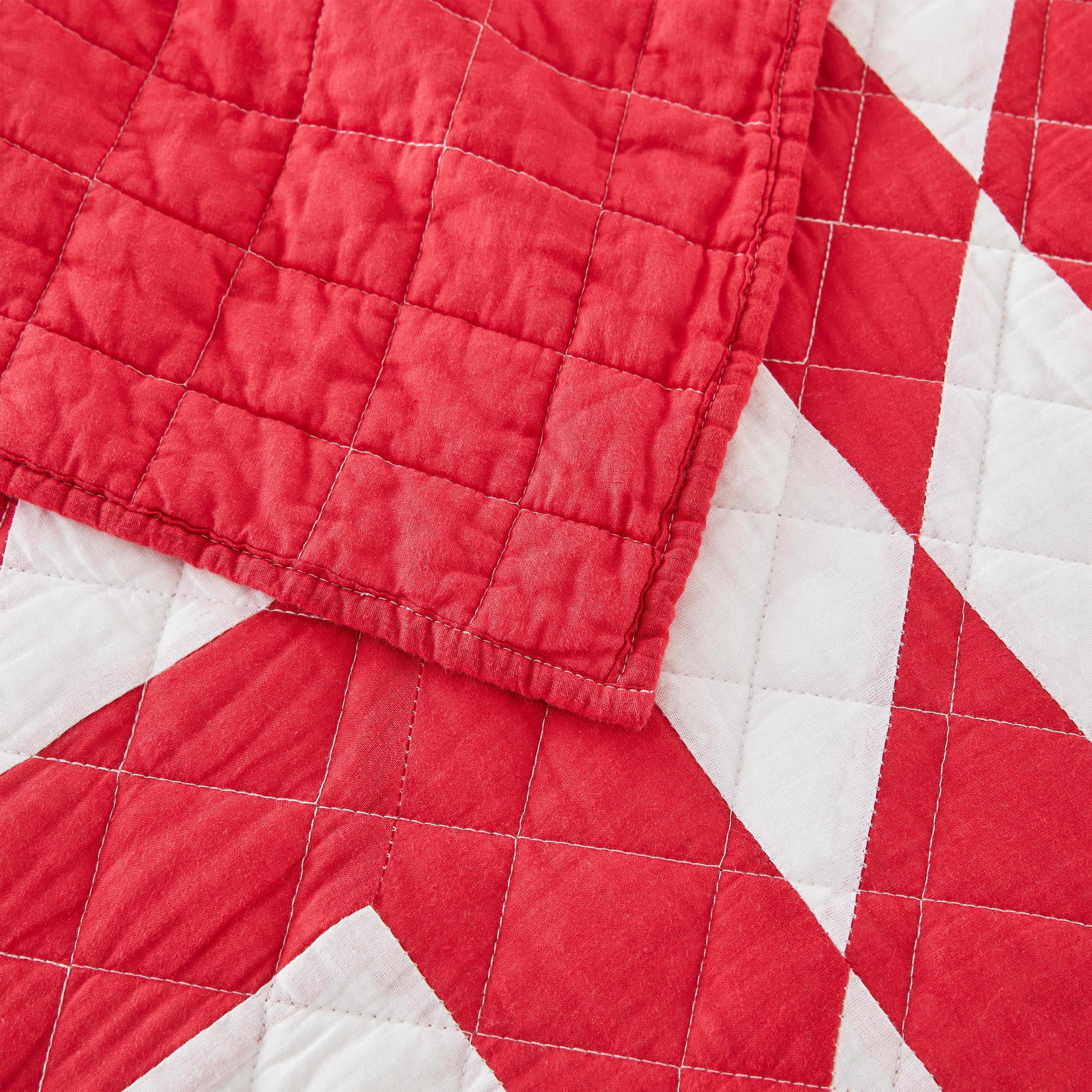 Patchwork-Tagesdecken-Set aus Baumwolle mit Sternenmuster